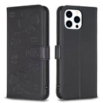 四葉草壓紋皮革手機殼，適用於 iPhone 7 / 8 / SE 2022，適用於 iPhone 13 Pro Max，適用於 iPhone 13 Pro，適用於 iPhone 13，適用於 iPhone 12 / 12 Pro，適用於 iPhone 12 Pro Max，適用於 iPhone 11 Pro Max，適用於 iPhone 11