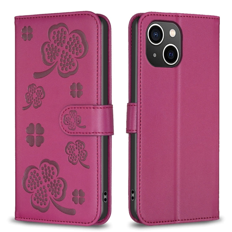 四葉草壓紋皮革手機殼，適用於 iPhone 7 / 8 / SE 2022，適用於 iPhone 13 Pro Max，適用於 iPhone 13 Pro，適用於 iPhone 13，適用於 iPhone 12 / 12 Pro，適用於 iPhone 12 Pro Max，適用於 iPhone 11 Pro Max，適用於 iPhone 11