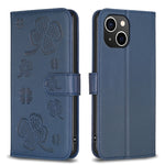 四葉草壓紋皮革手機殼，適用於 iPhone 7 / 8 / SE 2022，適用於 iPhone 13 Pro Max，適用於 iPhone 13 Pro，適用於 iPhone 13，適用於 iPhone 12 / 12 Pro，適用於 iPhone 12 Pro Max，適用於 iPhone 11 Pro Max，適用於 iPhone 11