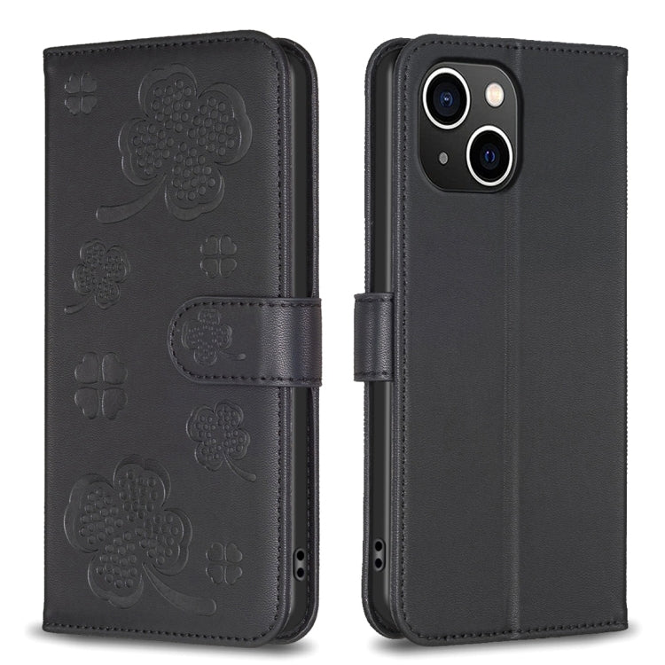 四葉草壓紋皮革手機殼，適用於 iPhone 7 / 8 / SE 2022，適用於 iPhone 13 Pro Max，適用於 iPhone 13 Pro，適用於 iPhone 13，適用於 iPhone 12 / 12 Pro，適用於 iPhone 12 Pro Max，適用於 iPhone 11 Pro Max，適用於 iPhone 11