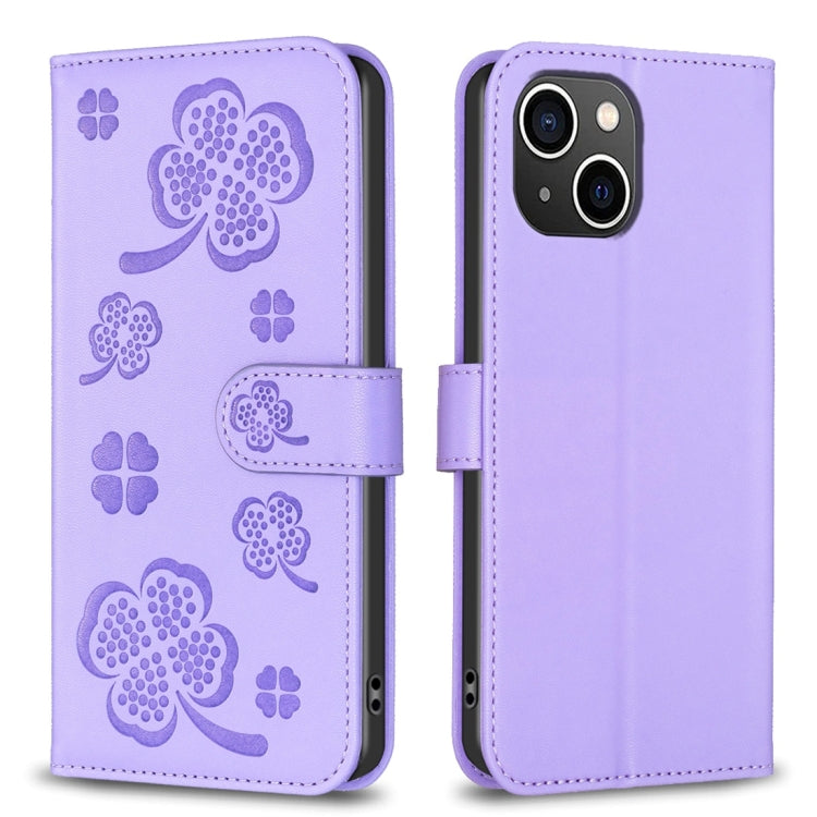 四葉草壓紋皮革手機殼，適用於 iPhone 7 / 8 / SE 2022，適用於 iPhone 13 Pro Max，適用於 iPhone 13 Pro，適用於 iPhone 13，適用於 iPhone 12 / 12 Pro，適用於 iPhone 12 Pro Max，適用於 iPhone 11 Pro Max，適用於 iPhone 11