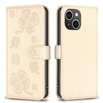 四葉草壓紋皮革手機殼，適用於 iPhone 7 / 8 / SE 2022，適用於 iPhone 13 Pro Max，適用於 iPhone 13 Pro，適用於 iPhone 13，適用於 iPhone 12 / 12 Pro，適用於 iPhone 12 Pro Max，適用於 iPhone 11 Pro Max，適用於 iPhone 11