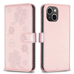 四葉草壓紋皮革手機殼，適用於 iPhone 7 / 8 / SE 2022，適用於 iPhone 13 Pro Max，適用於 iPhone 13 Pro，適用於 iPhone 13，適用於 iPhone 12 / 12 Pro，適用於 iPhone 12 Pro Max，適用於 iPhone 11 Pro Max，適用於 iPhone 11