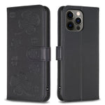 四葉草壓紋皮革手機殼，適用於 iPhone 7 / 8 / SE 2022，適用於 iPhone 13 Pro Max，適用於 iPhone 13 Pro，適用於 iPhone 13，適用於 iPhone 12 / 12 Pro，適用於 iPhone 12 Pro Max，適用於 iPhone 11 Pro Max，適用於 iPhone 11