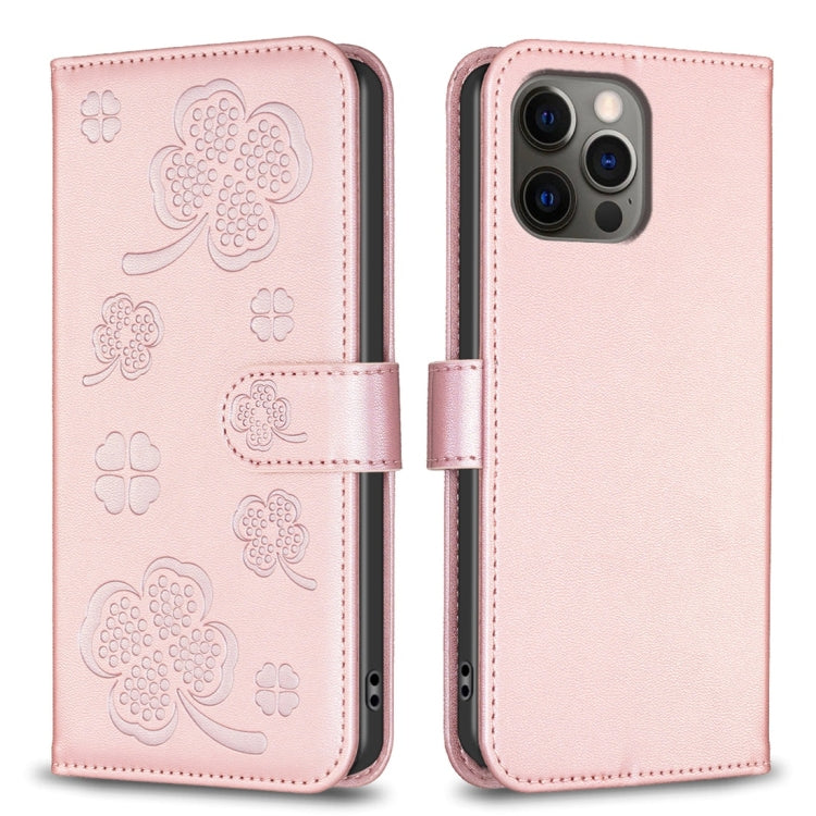四葉草壓紋皮革手機殼，適用於 iPhone 7 / 8 / SE 2022，適用於 iPhone 13 Pro Max，適用於 iPhone 13 Pro，適用於 iPhone 13，適用於 iPhone 12 / 12 Pro，適用於 iPhone 12 Pro Max，適用於 iPhone 11 Pro Max，適用於 iPhone 11