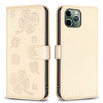 四葉草壓紋皮革手機殼，適用於 iPhone 7 / 8 / SE 2022，適用於 iPhone 13 Pro Max，適用於 iPhone 13 Pro，適用於 iPhone 13，適用於 iPhone 12 / 12 Pro，適用於 iPhone 12 Pro Max，適用於 iPhone 11 Pro Max，適用於 iPhone 11