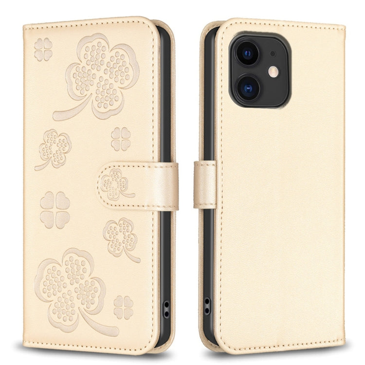 四葉草壓紋皮革手機殼，適用於 iPhone 7 / 8 / SE 2022，適用於 iPhone 13 Pro Max，適用於 iPhone 13 Pro，適用於 iPhone 13，適用於 iPhone 12 / 12 Pro，適用於 iPhone 12 Pro Max，適用於 iPhone 11 Pro Max，適用於 iPhone 11