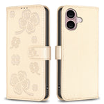 四葉草壓紋皮革手機殼，適用於 iPhone 17 Pro Max，適用於 iPhone 17 Pro，適用於 iPhone 17，適用於 iPhone Air，適用於 iPhone 16 Pro Max，適用於 iPhone 16 Pro，適用於 iPhone 16 Plus，適用於 iPhone 16