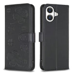 四葉草壓紋皮革手機殼，適用於 iPhone 17 Pro Max，適用於 iPhone 17 Pro，適用於 iPhone 17，適用於 iPhone Air，適用於 iPhone 16 Pro Max，適用於 iPhone 16 Pro，適用於 iPhone 16 Plus，適用於 iPhone 16