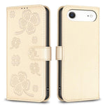 四葉草壓紋皮革手機殼，適用於 iPhone 17 Pro Max，適用於 iPhone 17 Pro，適用於 iPhone 17，適用於 iPhone Air，適用於 iPhone 16 Pro Max，適用於 iPhone 16 Pro，適用於 iPhone 16 Plus，適用於 iPhone 16