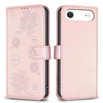 四葉草壓紋皮革手機殼，適用於 iPhone 17 Pro Max，適用於 iPhone 17 Pro，適用於 iPhone 17，適用於 iPhone Air，適用於 iPhone 16 Pro Max，適用於 iPhone 16 Pro，適用於 iPhone 16 Plus，適用於 iPhone 16