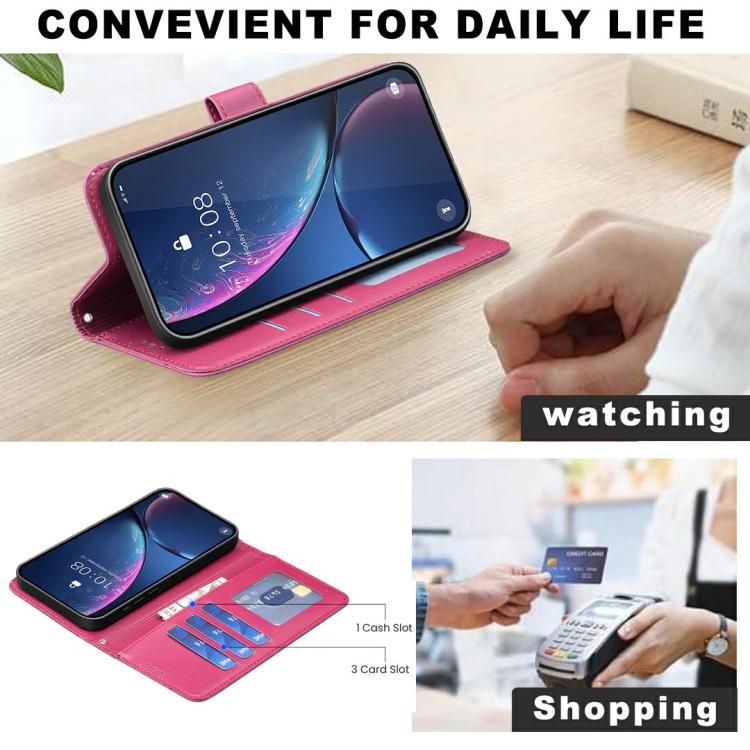 四葉草壓紋皮革手機殼，適用於 iPhone 17 Pro Max，適用於 iPhone 17 Pro，適用於 iPhone 17，適用於 iPhone Air，適用於 iPhone 16 Pro Max，適用於 iPhone 16 Pro，適用於 iPhone 16 Plus，適用於 iPhone 16
