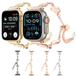 Shell Metal Chain Bracelet Watch Band, For Apple Watch SE 40mm, For Apple Watch SE 44mm, For Apple Watch Series 6 40mm, For Apple Watch Series 6 44mm, For Apple Watch Series 5 44mm, For Apple Watch Series 5 40mm, For Apple Watch Series 4 44mm          ...