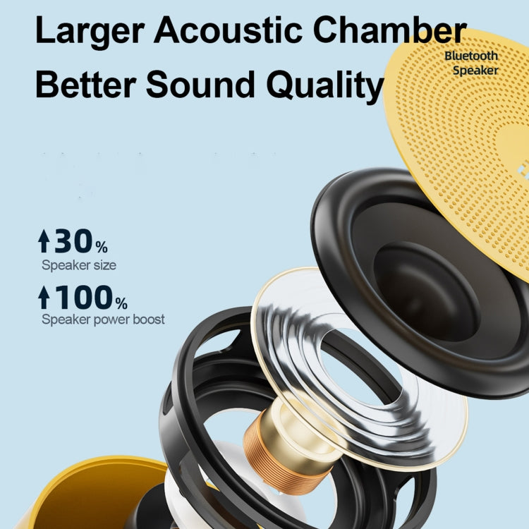 EWA A129 迷你藍牙 5.0 低音輻射金屬喇叭