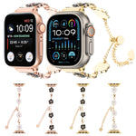 山茶花金屬鍊手鍊錶帶，適用於 Apple Watch SE 40mm，適用於 Apple Watch SE 44mm，適用於 Apple Watch Series 6 40mm，適用於 Apple Watch Series 6 44mm，適用於 Apple Watch Series 5 44mm，適用於 Apple Watch Series 5 40mm，適用於 Apple Watch Series 4 44mm