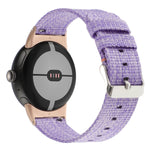 Nylon Canvas Watch Band, For Google Pixel Watch 4 / 3 / 2 / 1 41mm
