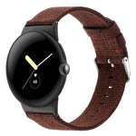Nylon Canvas Watch Band, For Google Pixel Watch 4 / 3 / 2 / 1 41mm