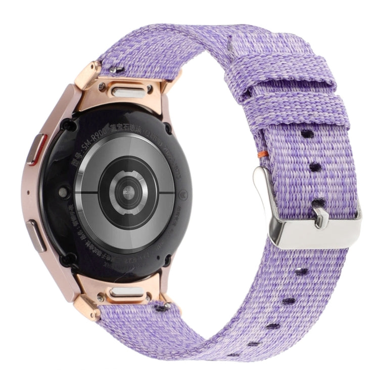 尼龍帆布錶帶，適用於 Samsung Galaxy Watch6/6 Classic/5/5 Pro