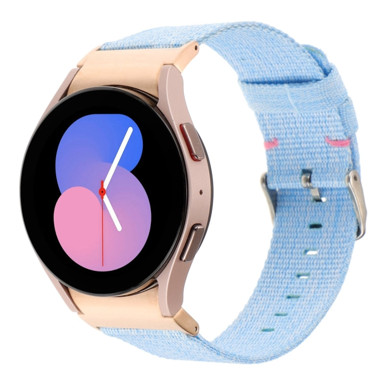 尼龍帆布錶帶，適用於 Samsung Galaxy Watch6/6 Classic/5/5 Pro