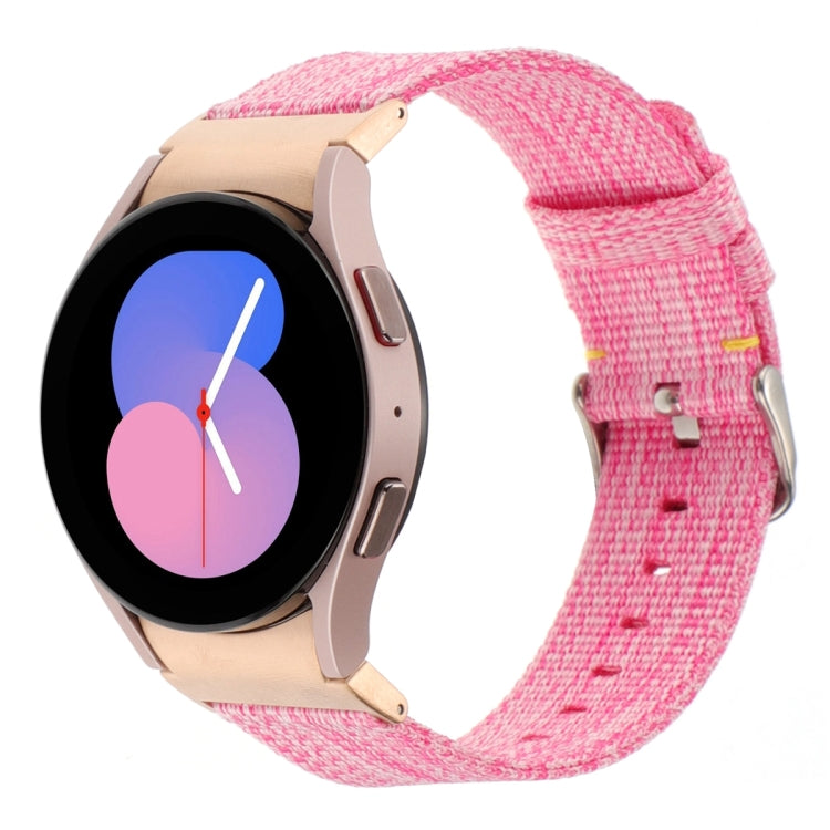 尼龍帆布錶帶，適用於 Samsung Galaxy Watch6/6 Classic/5/5 Pro