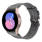 尼龍帆布錶帶，適用於 Samsung Galaxy Watch6/6 Classic/5/5 Pro