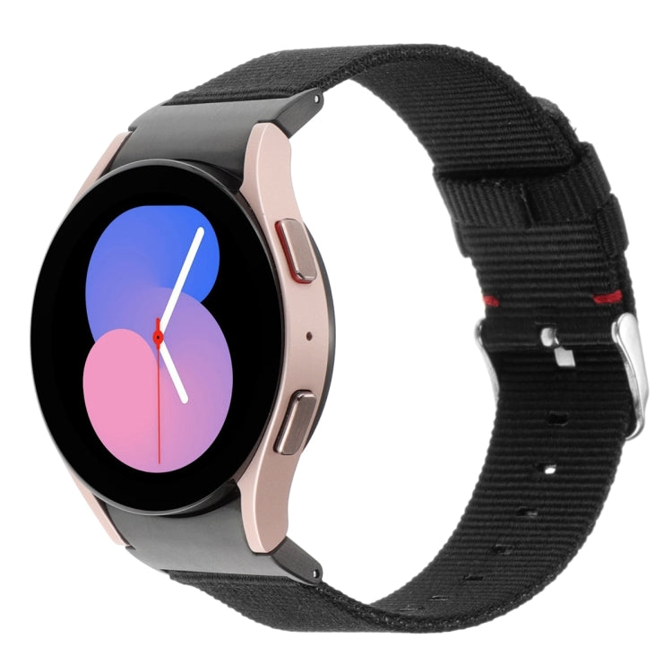 尼龍帆布錶帶，適用於 Samsung Galaxy Watch6/6 Classic/5/5 Pro