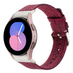 尼龍帆布錶帶，適用於 Samsung Galaxy Watch6/6 Classic/5/5 Pro