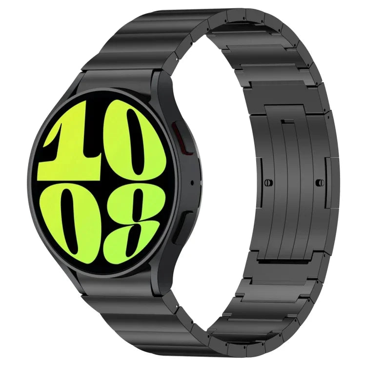 按鈕式單珠金屬錶帶，適用於 Samsung Galaxy Watch6/6 Classic/5/5 Pro