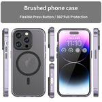MagSafe 霧面半透明 TPU + PC 全包覆手機殼，適用於 iPhone 16 Pro，適用於 iPhone 16 Plus，適用於 iPhone 16，適用於 iPhone 15 Pro Max，適用於 iPhone 15 Pro