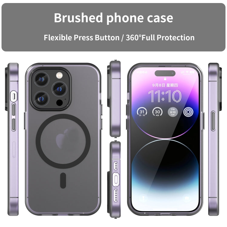 MagSafe 霧面半透明 TPU + PC 全包覆手機殼，適用於 iPhone 16 Pro，適用於 iPhone 16 Plus，適用於 iPhone 16，適用於 iPhone 15 Pro Max，適用於 iPhone 15 Pro