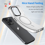 MagSafe 霧面半透明 TPU + PC 全包覆手機殼，適用於 iPhone 16 Pro，適用於 iPhone 16 Plus，適用於 iPhone 16，適用於 iPhone 15 Pro Max，適用於 iPhone 15 Pro