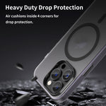 MagSafe 霧面半透明 TPU + PC 全包覆手機殼，適用於 iPhone 16 Pro，適用於 iPhone 16 Plus，適用於 iPhone 16，適用於 iPhone 15 Pro Max，適用於 iPhone 15 Pro