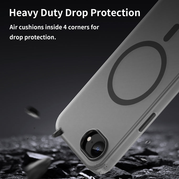 MagSafe Frosted Translucent TPU + PC Full Coverage Phone Case, For iPhone 17e / 16e, For iPhone 17 Pro Max, For iPhone 17 Pro, For iPhone 17, For iPhone Air, For iPhone 16 Pro Max
