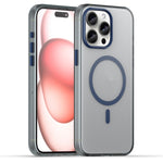 MagSafe 霧面半透明 TPU + PC 全包覆手機殼，適用於 iPhone 16 Pro，適用於 iPhone 16 Plus，適用於 iPhone 16，適用於 iPhone 15 Pro Max，適用於 iPhone 15 Pro
