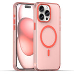 MagSafe 霧面半透明 TPU + PC 全包覆手機殼，適用於 iPhone 16 Pro，適用於 iPhone 16 Plus，適用於 iPhone 16，適用於 iPhone 15 Pro Max，適用於 iPhone 15 Pro