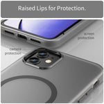 MagSafe 霧面半透明 TPU + PC 全包覆手機殼，適用於 iPhone 12，適用於 iPhone 12 Pro Max，適用於 iPhone 12 Pro，適用於 iPhone 11 Pro Max，適用於 iPhone 11