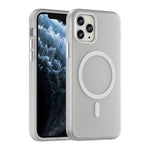 MagSafe 磨砂半透明 TPU + PC 全包覆手機殼，適用於 iPhone 11 Pro