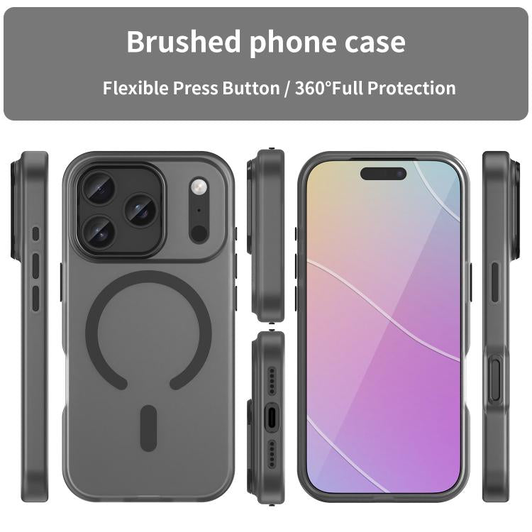 MagSafe 霧面半透明 TPU + PC 全包覆手機殼，適用於 iPhone 16 Pro，適用於 iPhone 16 Plus，適用於 iPhone 16，適用於 iPhone 15 Pro Max，適用於 iPhone 15 Pro