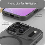 MagSafe 霧面半透明 TPU + PC 全包覆手機殼，適用於 iPhone 16 Pro，適用於 iPhone 16 Plus，適用於 iPhone 16，適用於 iPhone 15 Pro Max，適用於 iPhone 15 Pro