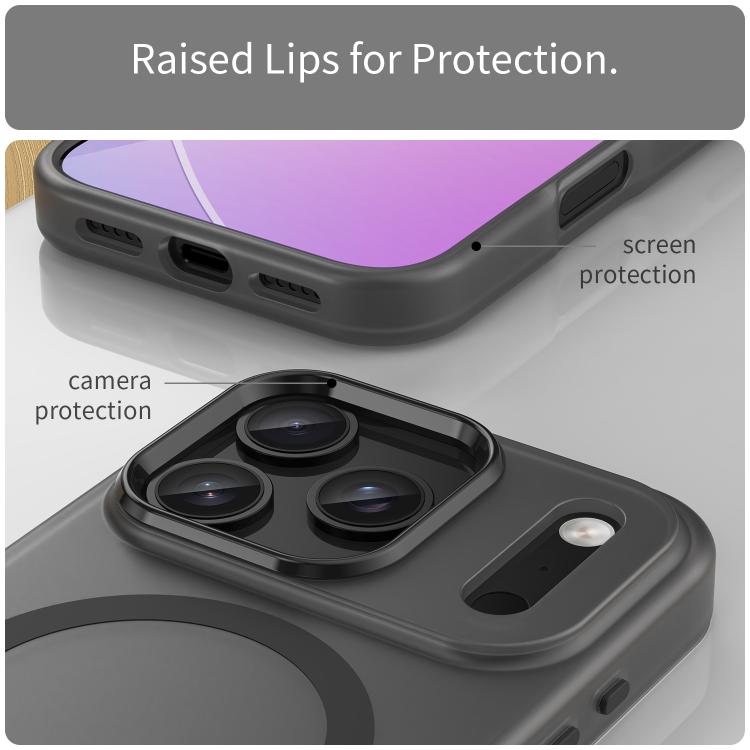 MagSafe 霧面半透明 TPU + PC 全包覆手機殼，適用於 iPhone 16 Pro，適用於 iPhone 16 Plus，適用於 iPhone 16，適用於 iPhone 15 Pro Max，適用於 iPhone 15 Pro
