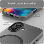 MagSafe 霧面半透明 TPU + PC 全包覆手機殼，適用於 iPhone 17e / 16e，適用於 iPhone 17 Pro Max，適用於 iPhone 17 Pro，適用於 iPhone 17，適用於 iPhone Air，適用於 iPhone 16 Pro Max