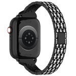 魔眼鑽石手鍊金屬錶帶，適用於 Apple Watch SE 2023 44mm，適用於 Apple Watch SE 2023 40mm，適用於 Apple Watch Ultra 2 49mm，適用於 Apple Watch Series 9 45mm，適用於 Apple Watch Series 9 41mm，適用於 Apple Watch Ultra 49mm，適用於 Apple Watch Series 8 41mm