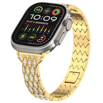 魔眼鑽石手鍊金屬錶帶，適用於 Apple Watch SE 2023 44mm，適用於 Apple Watch SE 2023 40mm，適用於 Apple Watch Ultra 2 49mm，適用於 Apple Watch Series 9 45mm，適用於 Apple Watch Series 9 41mm，適用於 Apple Watch Ultra 49mm，適用於 Apple Watch Series 8 41mm