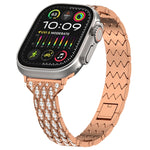 魔眼鑽石手鍊金屬錶帶，適用於 Apple Watch SE 2023 44mm，適用於 Apple Watch SE 2023 40mm，適用於 Apple Watch Ultra 2 49mm，適用於 Apple Watch Series 9 45mm，適用於 Apple Watch Series 9 41mm，適用於 Apple Watch Ultra 49mm，適用於 Apple Watch Series 8 41mm