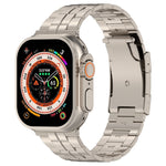 烏龜紋扣鈦鋼錶帶，適用於 Apple Watch SE 2023 44mm，適用於 Apple Watch SE 2023 40mm，適用於 Apple Watch Ultra 2 49mm，適用於 Apple Watch Series 9 45mm，適用於 Apple Watch Series 9 41mm，適用於 Apple Watch Ultra 49mm，適用於 Apple Watch Series 8 41mm