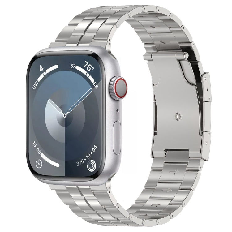 龜殼扣鈦鋼錶帶，適用於 Apple Watch SE 40mm，Apple Watch SE 44mm，Apple Watch Series 6 40mm，Apple Watch Series 6 44mm，Apple Watch Series 5 44mm，Apple Watch Series 5 40mm，Apple Watch Series 4 44mm