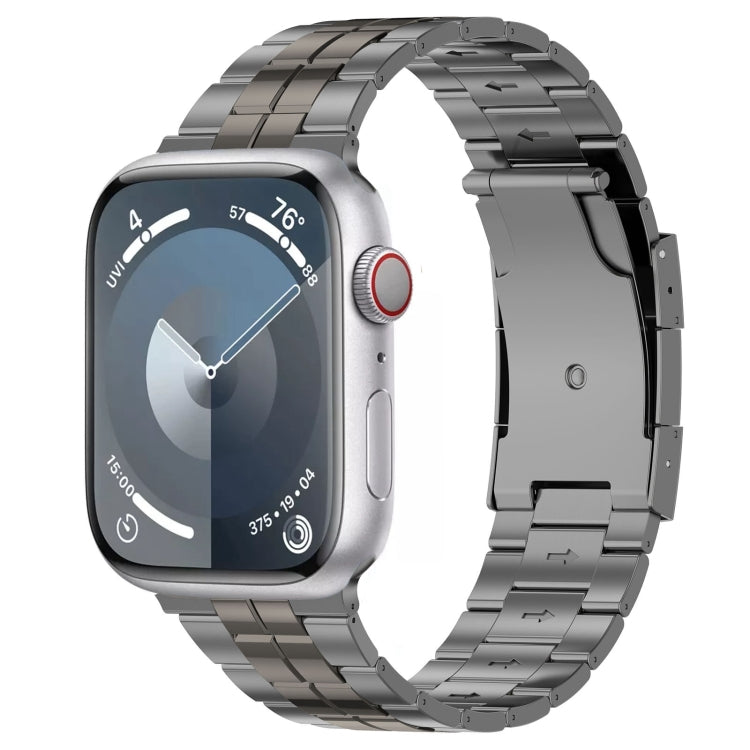 龜殼扣鈦鋼錶帶，適用於 Apple Watch SE 40mm，Apple Watch SE 44mm，Apple Watch Series 6 40mm，Apple Watch Series 6 44mm，Apple Watch Series 5 44mm，Apple Watch Series 5 40mm，Apple Watch Series 4 44mm