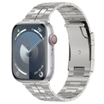 龜殼扣鈦鋼錶帶，適用於 Apple Watch SE 40mm，Apple Watch SE 44mm，Apple Watch Series 6 40mm，Apple Watch Series 6 44mm，Apple Watch Series 5 44mm，Apple Watch Series 5 40mm，Apple Watch Series 4 44mm