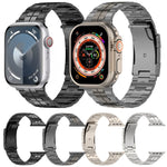 龜殼扣鈦鋼錶帶，適用於 Apple Watch SE 40mm，Apple Watch SE 44mm，Apple Watch Series 6 40mm，Apple Watch Series 6 44mm，Apple Watch Series 5 44mm，Apple Watch Series 5 40mm，Apple Watch Series 4 44mm