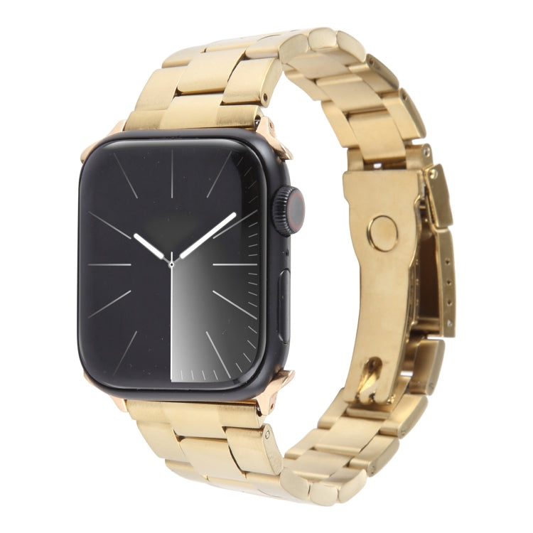 三珠不鏽鋼錶帶，適用於 Apple Watch Ultra 49mm，適用於 Apple Watch Series 8 41mm，適用於 Apple Watch Series 8 45mm，適用於 Apple Watch SE 2022 40mm，適用於 Apple Watch SE 2022 44mm